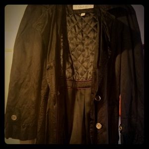 Beautiful black trench coat